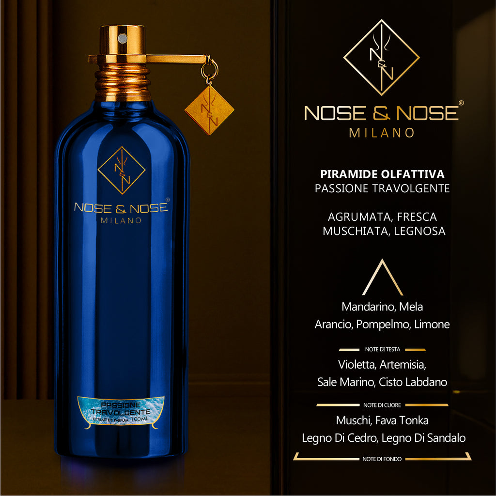Nose & Nose Passione Travolgente Extrait de Parfum – Profumo Intenso e Sensuale