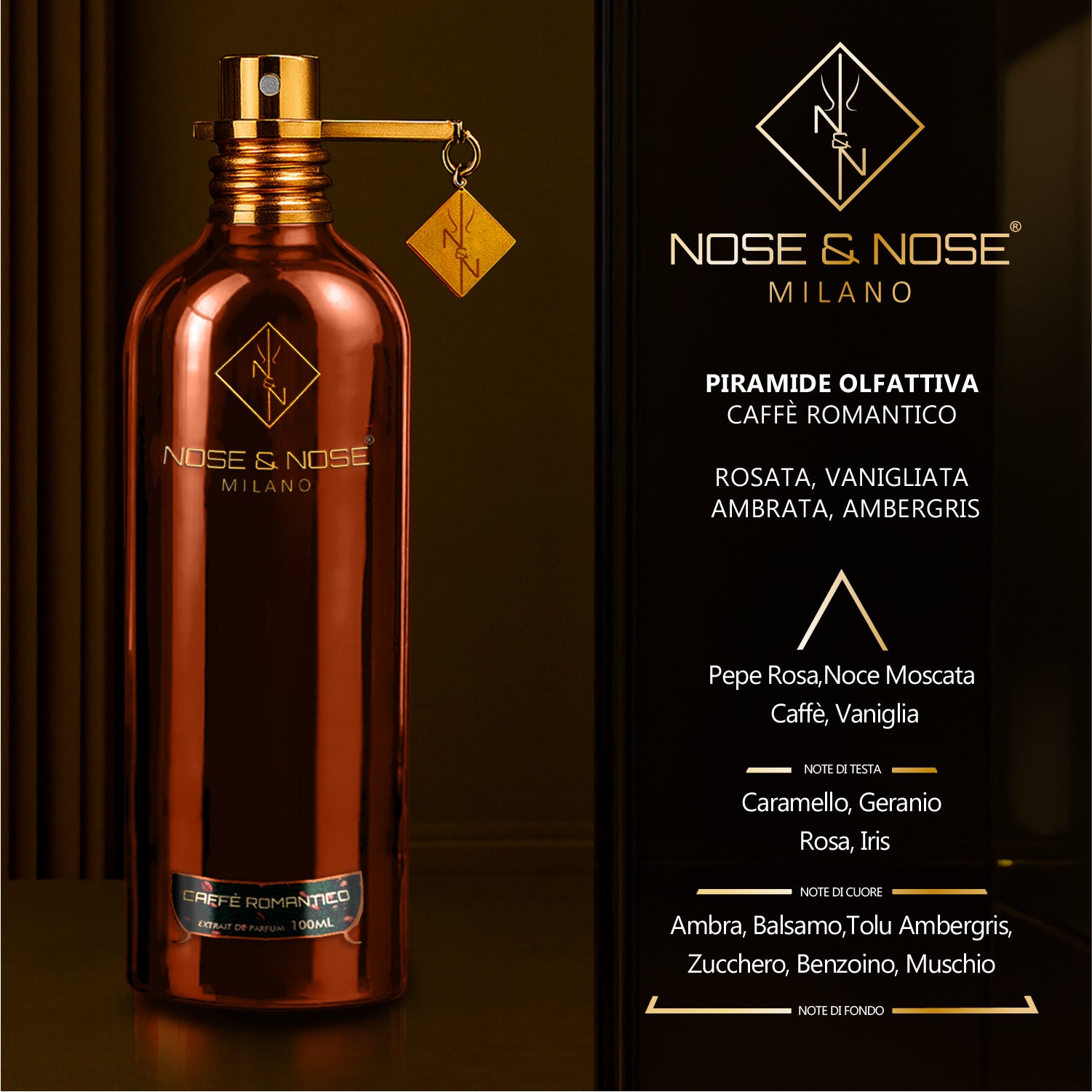 Caffé Romantico Extrait de Parfum | Nose & Nose | 100 ml