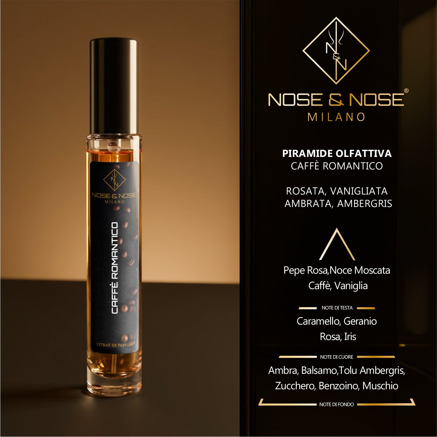 Caffé Romantico Extrait de Parfum | Nose & Nose | 10 ml