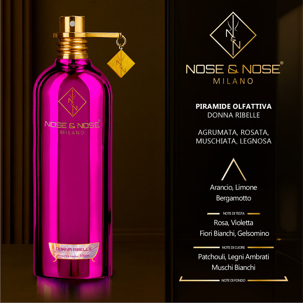 Nose & Nose Donna Ribelle Extrait de Parfum – Profumo Femminile Intenso e Audace