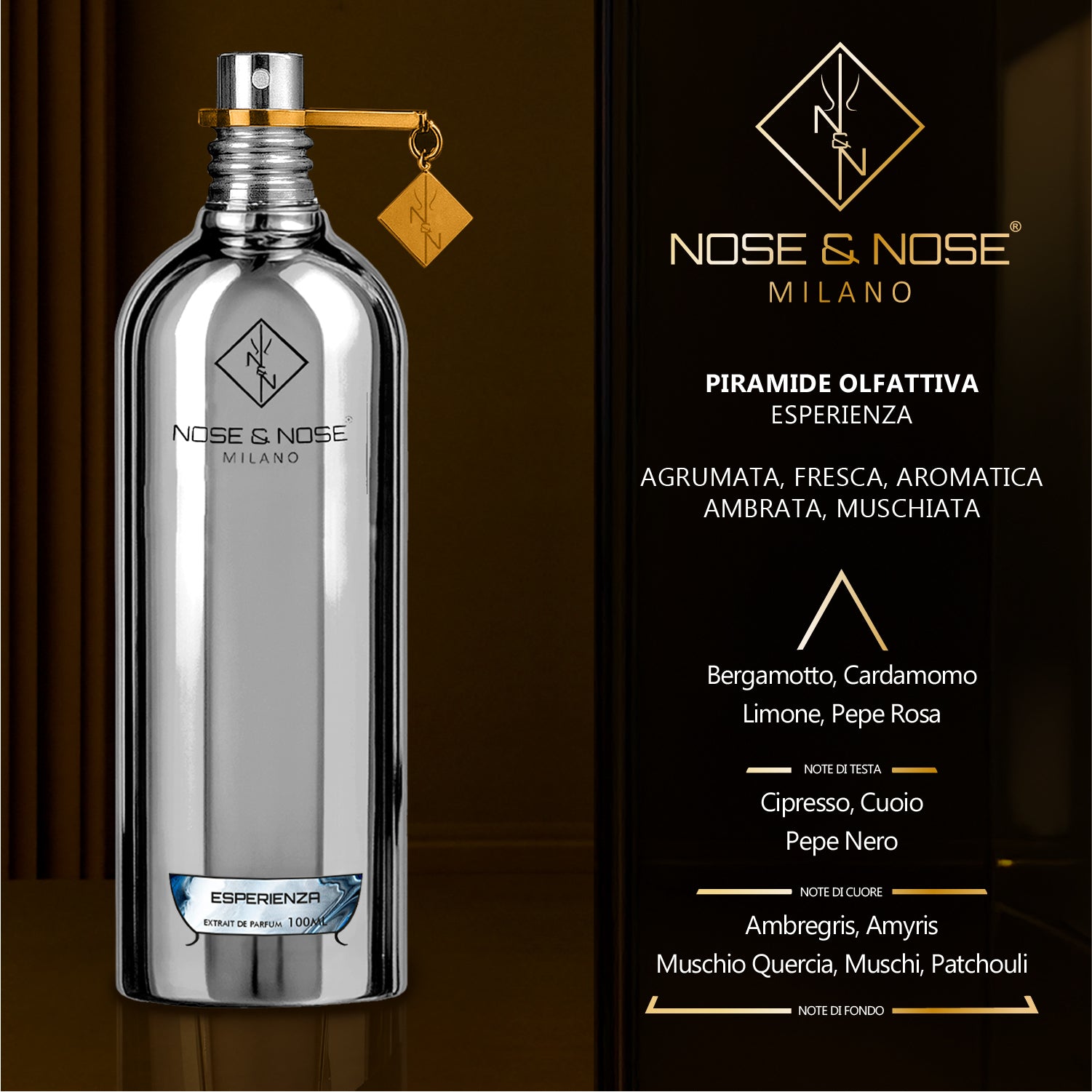 Nose & Nose Esperienza Extrait de Parfum – Profumo Intenso e Raffinato