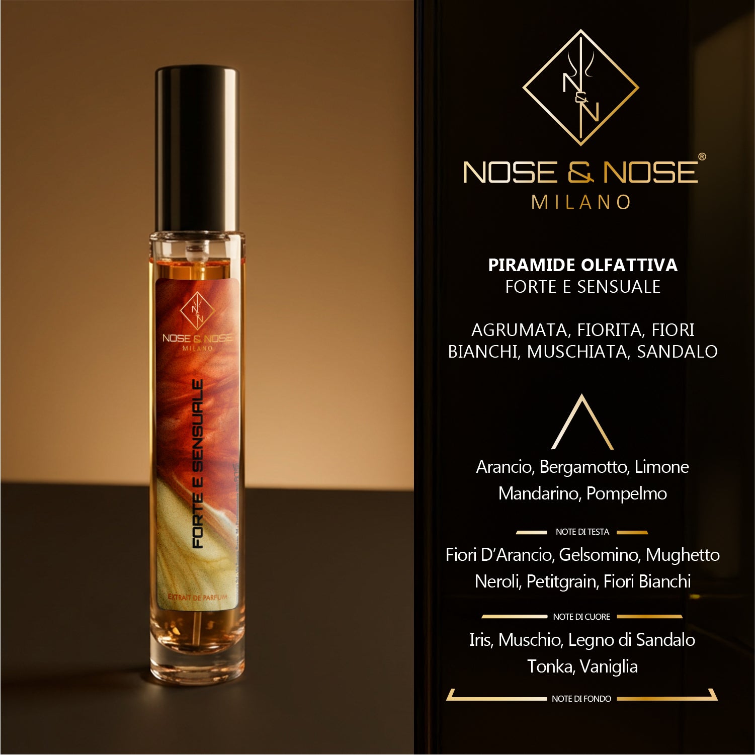 Forte & Sensuale – Profumo Maschile Intenso e Seducente | Nose & Nose | 10 ml