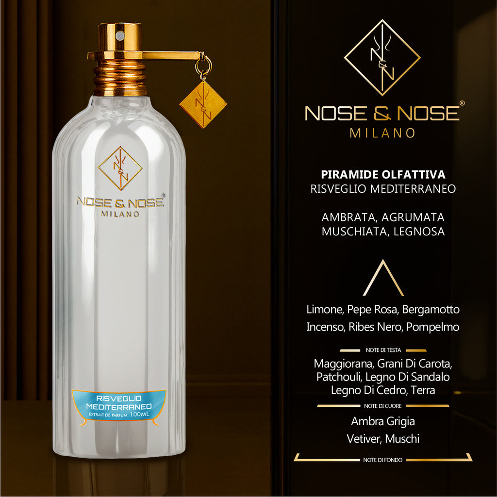Nose & Nose Risveglio Mediterraneo Extrait de Parfum – Profumo Fresco e Avvolgente