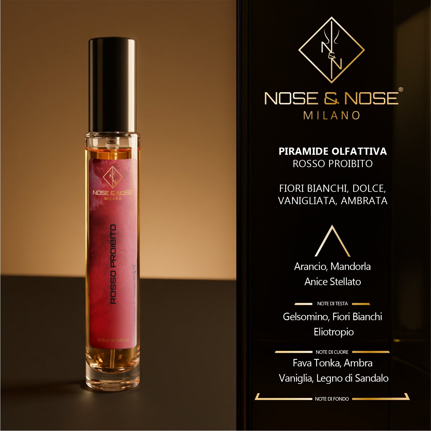 Rosso Proibito Extrait de Parfum | Nose & Nose  | 100ml