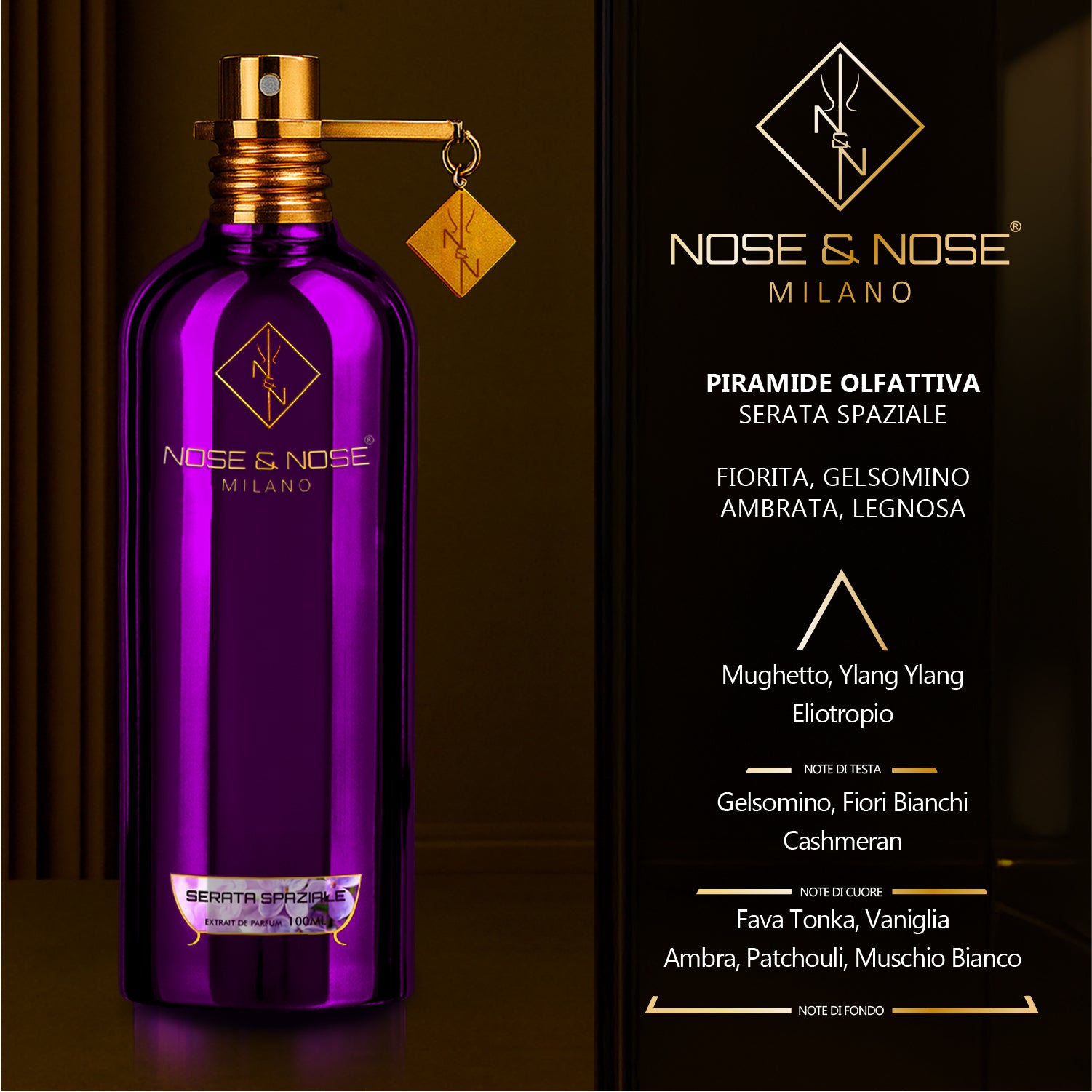 Serata Spaziale Extrait de Parfum | Nose & Nose |100 ml