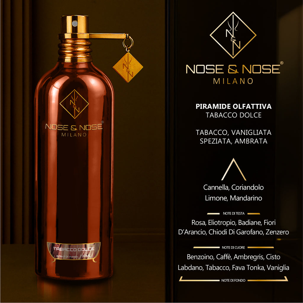 Nose & Nose Tabacco Dolce Extrait de Parfum – Profumo al Tabacco Speziato e Vanigliato