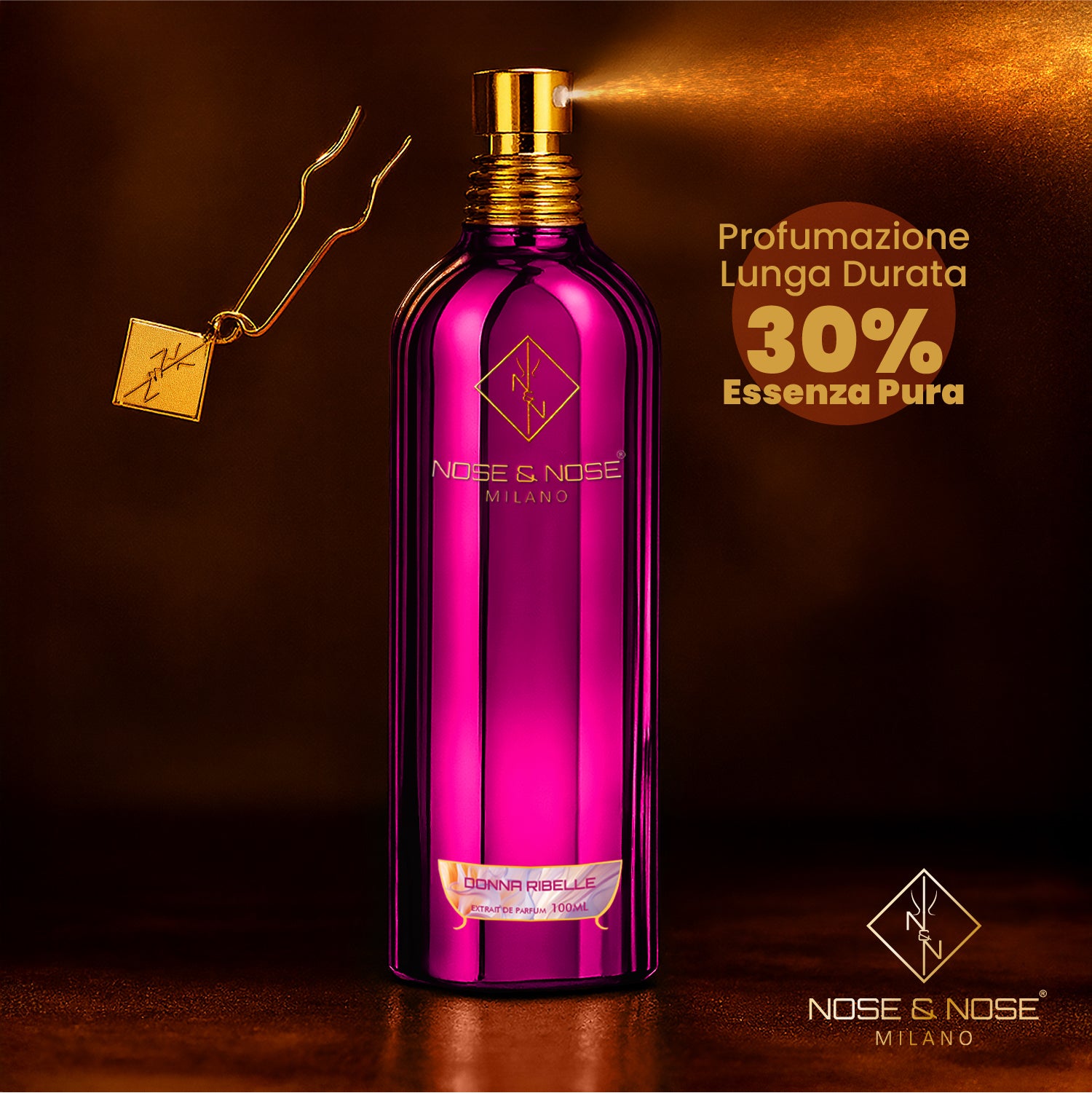 Nose & Nose Donna Ribelle Extrait de Parfum – Profumo Femminile Intenso e Audace