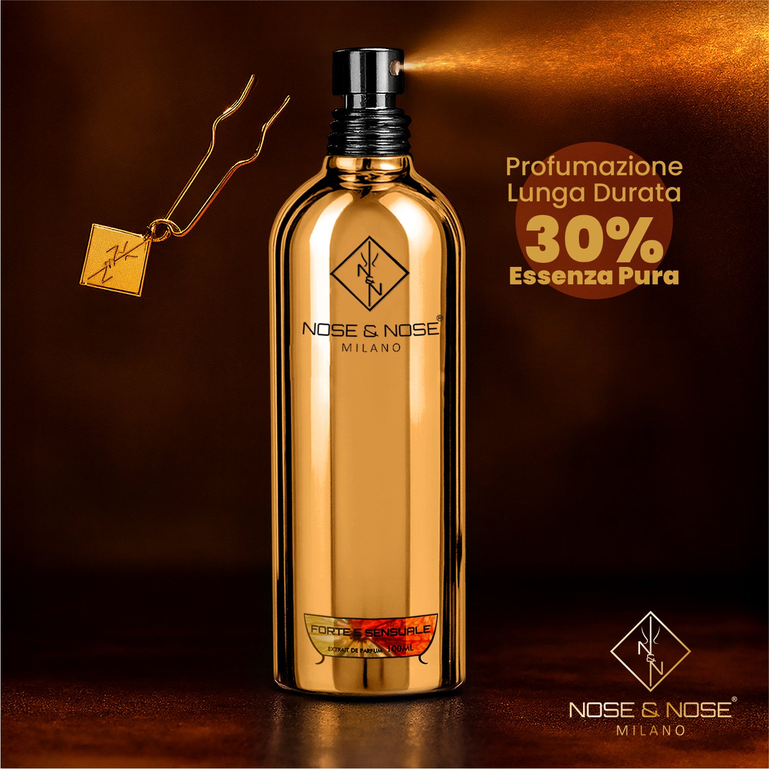 Forte & Sensuale – Profumo Maschile Intenso e Seducente | Nose & Nose | 100ml