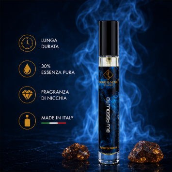 Nose & Nose Blu Assoluto Extrait de Parfum - Profumo Intenso, Elegante e Magnetico
