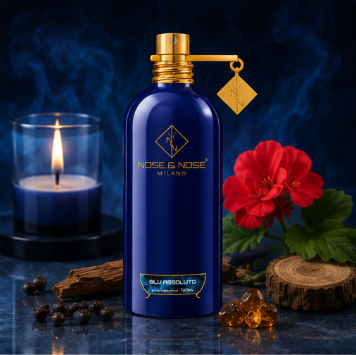 Nose & Nose Blu Assoluto Extrait de Parfum - Profumo Intenso, Elegante e Magnetico