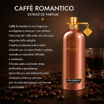 Nose & Nose Caffè Romantico Extrait de Parfum – Profumo Gourmand Intenso e Avvolgente