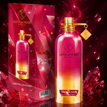 Nose & Nose Cristallo Rosso EXTRAIT DE PARFUM - Profumo Luminosa, Intensa e Avvolgente