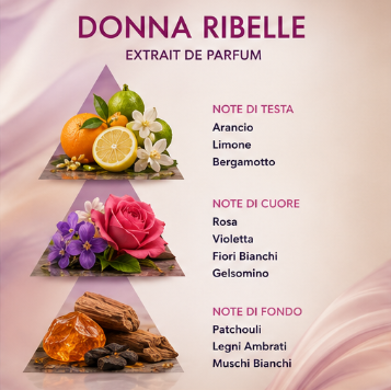 Nose & Nose Donna Ribelle Extrait de Parfum – Profumo Femminile Intenso e Audace