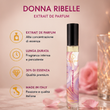 Nose & Nose Donna Ribelle Extrait de Parfum – Profumo Femminile Intenso e Audace