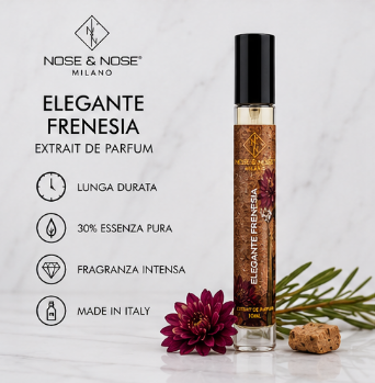 Nose & Nose Elegante Frenesia Extrait de Parfum – Profumo femminile raffinato, intenso e avvolgente
