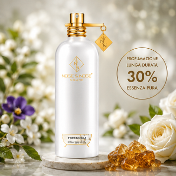 Nose & Nose - Fiori Nobili Extrait de Parfum - Profumo di Nicchia Floreale, Elegante e Avvolgente