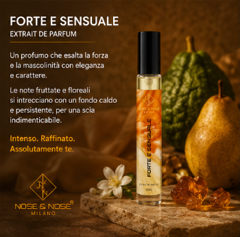 Nose & Nose Forte & Sensuale Extrait de Parfum – Profumo Maschile Avvolgente e Seducente