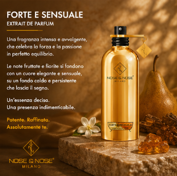 Nose & Nose Forte & Sensuale Extrait de Parfum – Profumo Maschile Avvolgente e Seducente