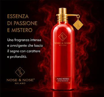 Nose & Nose Fumo Rosso Extrait de Parfum – Profumo intenso, caldo e misterioso