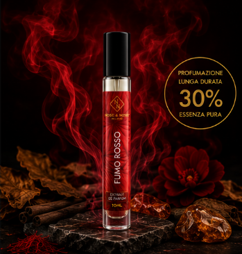 Nose & Nose Fumo Rosso Extrait de Parfum – Profumo intenso, caldo e misterioso