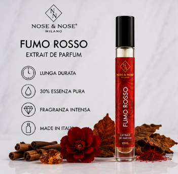 Nose & Nose Fumo Rosso Extrait de Parfum – Profumo intenso, caldo e misterioso