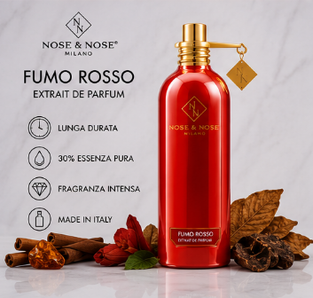 Nose & Nose Fumo Rosso Extrait de Parfum – Profumo intenso, caldo e misterioso