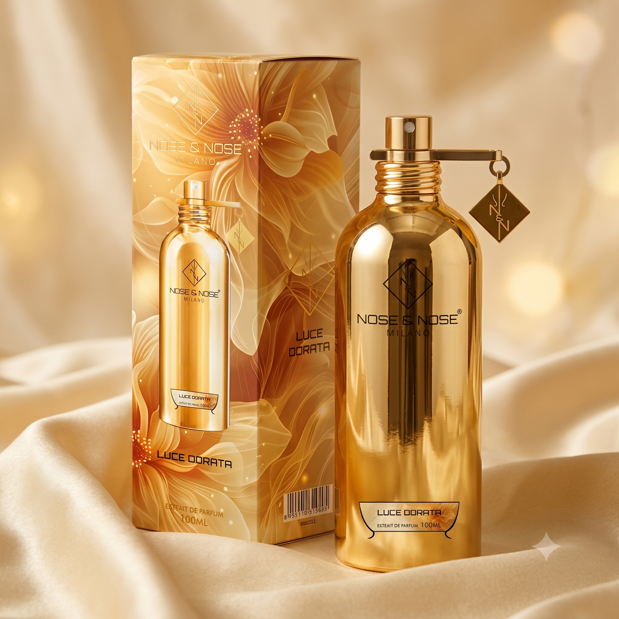 Nose & Nose - Luce Dorata Extrait de Parfum - Profumo di Nicchia Luminoso, Prezioso e Avvolgente