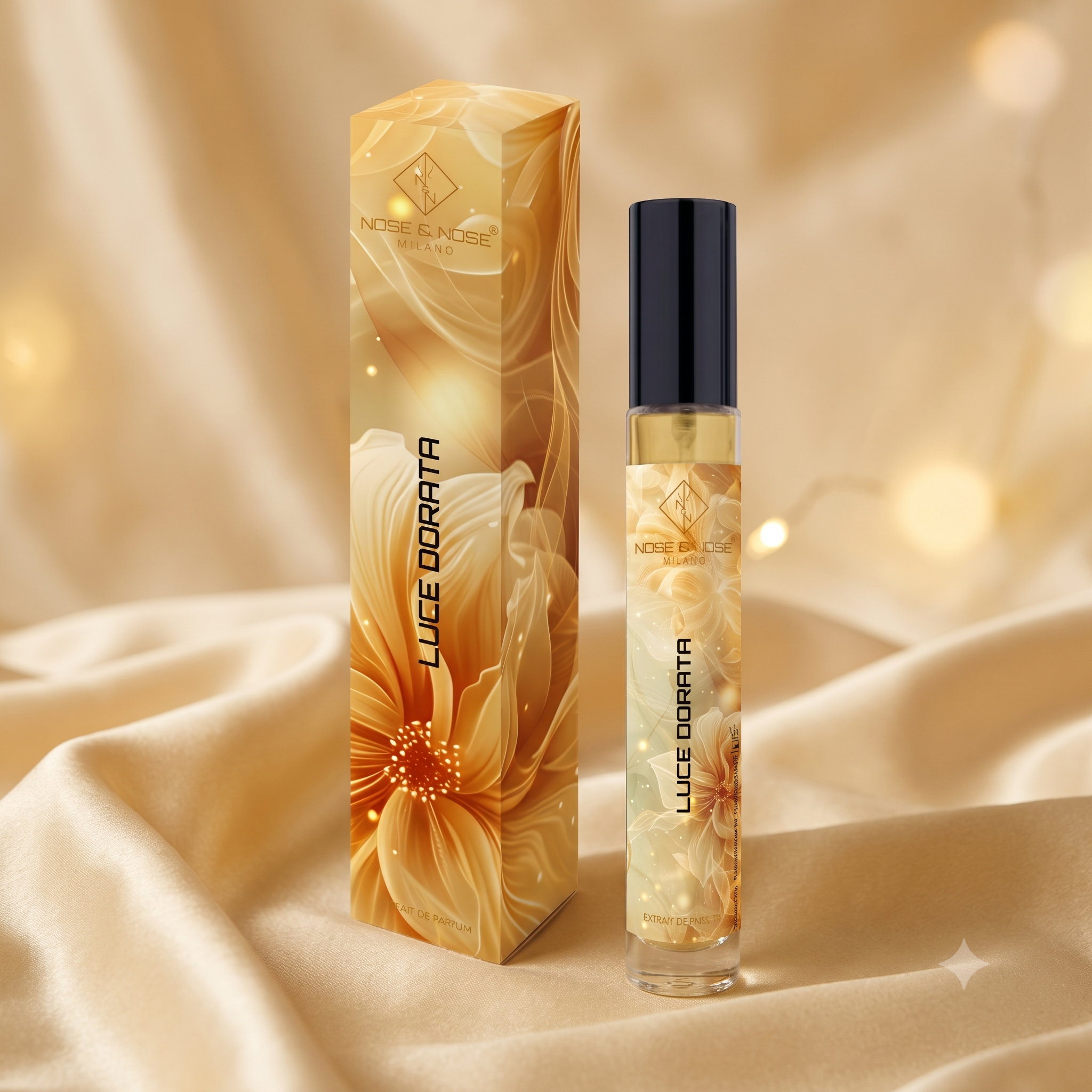 Nose & Nose - Luce Dorata Extrait de Parfum - Profumo di Nicchia Luminoso, Prezioso e Avvolgente