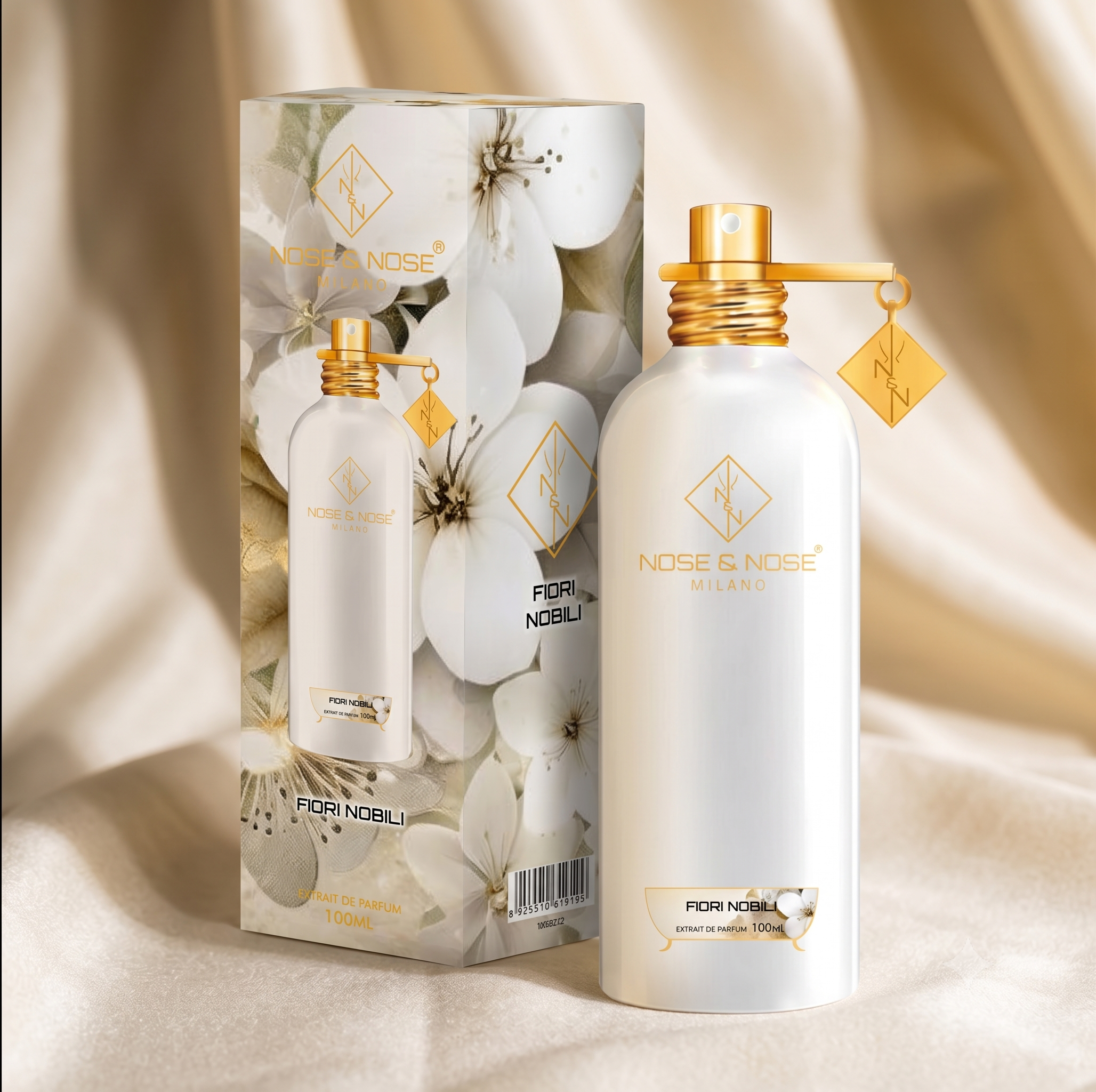 Nose & Nose - Fiori Nobili Extrait de Parfum - Profumo di Nicchia Floreale, Elegante e Avvolgente