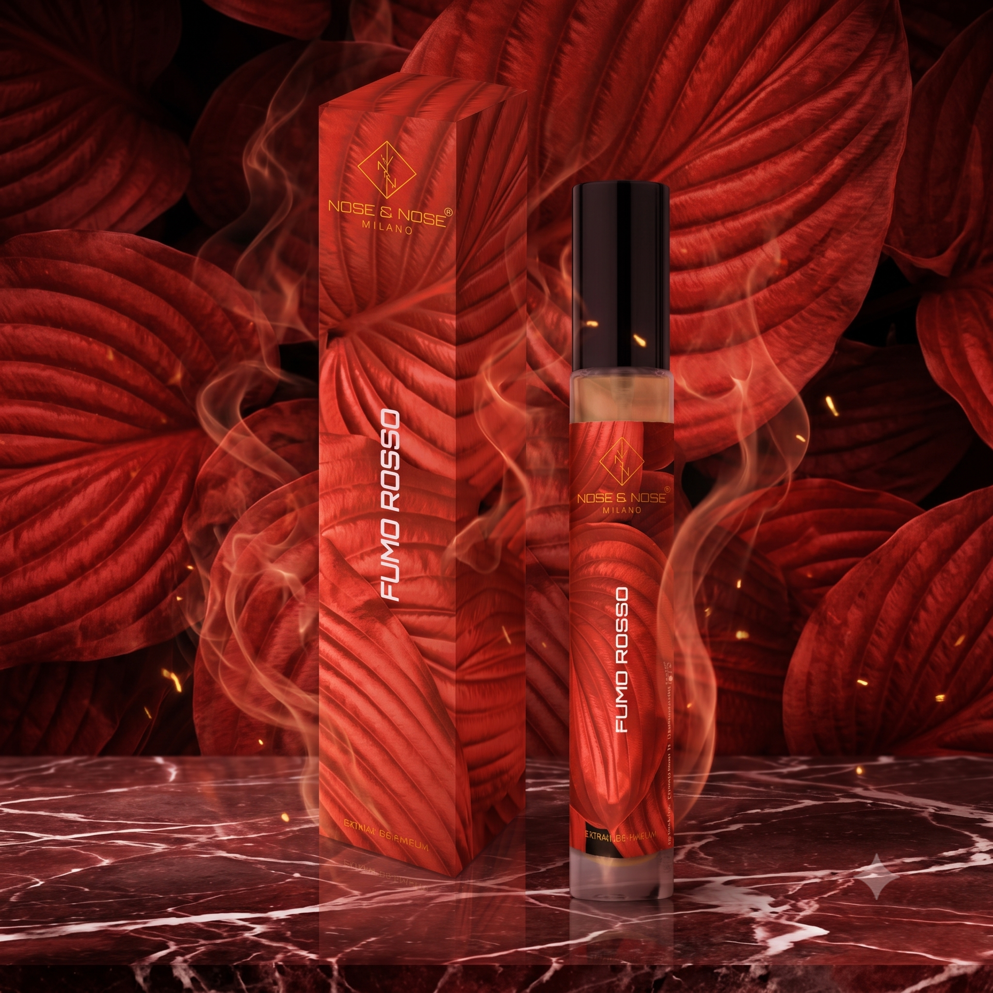 Nose & Nose Fumo Rosso Extrait de Parfum – Profumo intenso, caldo e misterioso
