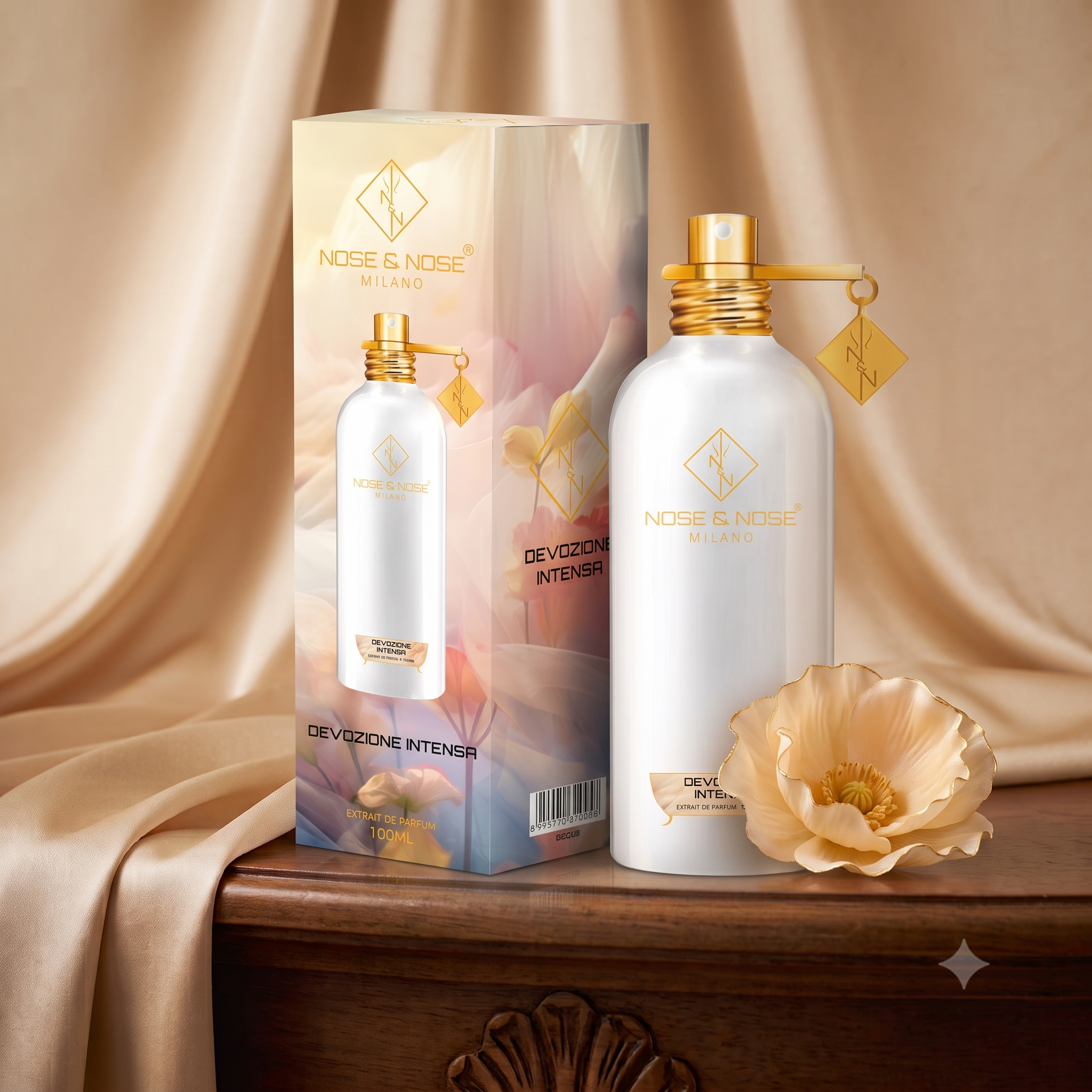 Nose & Nose Devozione Intensa Extrait de Parfum – Femminile Luminoso, Delicato e Avvolgente