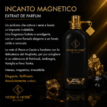 Nose & Nose Incanto Magnetico EXTRAIT DE PARFUM - Profumo Intenso, Avvolgente e Irresistibile
