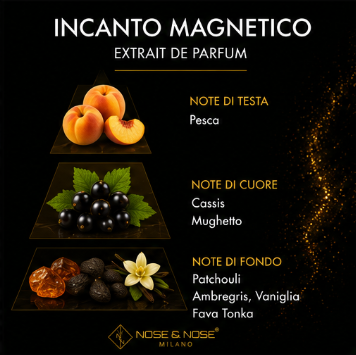 Nose & Nose Incanto Magnetico EXTRAIT DE PARFUM - Profumo Intenso, Avvolgente e Irresistibile