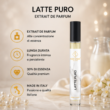 Nose & Nose Latte Puro Extrait de Parfum – Profumo di Nicchia Unico e Raffinato