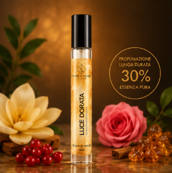 Nose & Nose - Luce Dorata Extrait de Parfum - Profumo di Nicchia Luminoso, Prezioso e Avvolgente