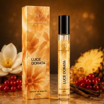 Nose & Nose - Luce Dorata Extrait de Parfum - Profumo di Nicchia Luminoso, Prezioso e Avvolgente