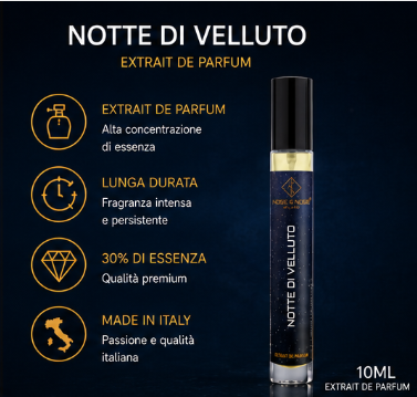 Nose & Nose Notte di Velluto Extrait de Parfum – Profumo Intenso e Avvolgente