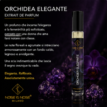 Nose & Nose Orchidea Elegante Extrait de Parfum - Profumo Intenso, Raffinato e Avvolgente