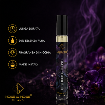 Nose & Nose Orchidea Elegante Extrait de Parfum - Profumo Intenso, Raffinato e Avvolgente