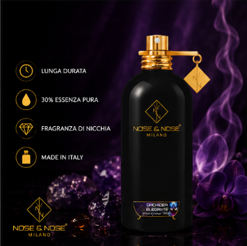Nose & Nose Orchidea Elegante Extrait de Parfum - Profumo Intenso, Raffinato e Avvolgente