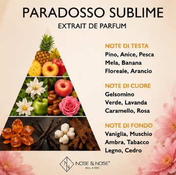 Nose & Nose Paradosso Sublime Extrait de Parfum – Femminile Luminoso, Avvolgente e Sofisticato