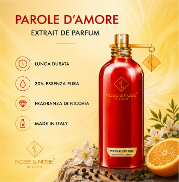 NOSE & NOSE PAROLE D'AMORE EXTRAIT DE PARFUM