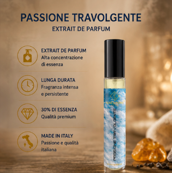 Nose & Nose Passione Travolgente Extrait de Parfum – Profumo Intenso e Sensuale