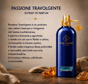 Nose & Nose Passione Travolgente Extrait de Parfum – Profumo Intenso e Sensuale