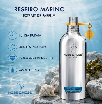 Nose & Nose Respiro Marino Extrait de Parfum – Profumo Marino Fresco Agrumato