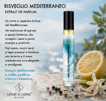Nose & Nose Risveglio Mediterraneo Extrait de Parfum – Profumo Fresco e Avvolgente