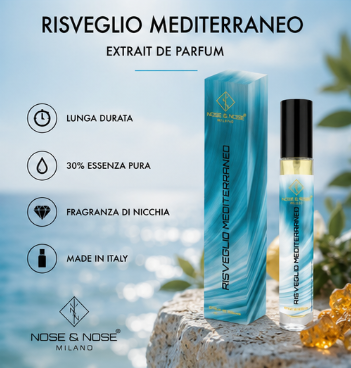 Nose & Nose Risveglio Mediterraneo Extrait de Parfum – Profumo Fresco e Avvolgente