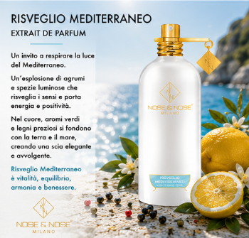 Nose & Nose Risveglio Mediterraneo Extrait de Parfum – Profumo Fresco e Avvolgente