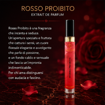 Nose & Nose Rosso Proibito Extrait de Parfum – Profumo Intenso e Seducente