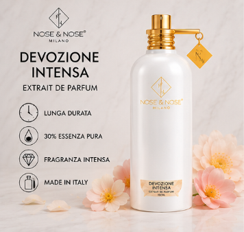 Nose & Nose Devozione Intensa Extrait de Parfum – Femminile Luminoso, Delicato e Avvolgente